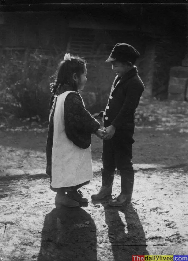 1920-1940年，日本，男孩和女孩